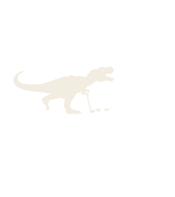 Hokis T-rex minta fekete pólón