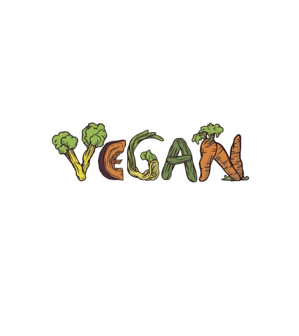 Vegán minta fehér/piros pólón