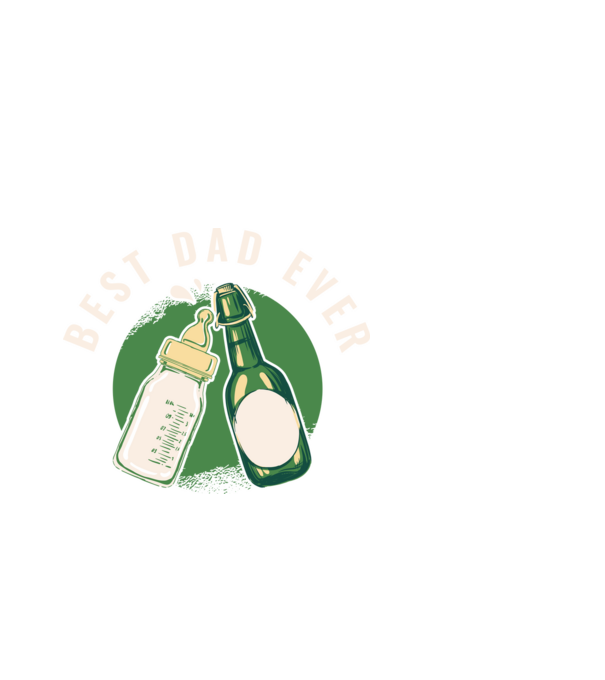 Best Dad Ever minta fekete pólón