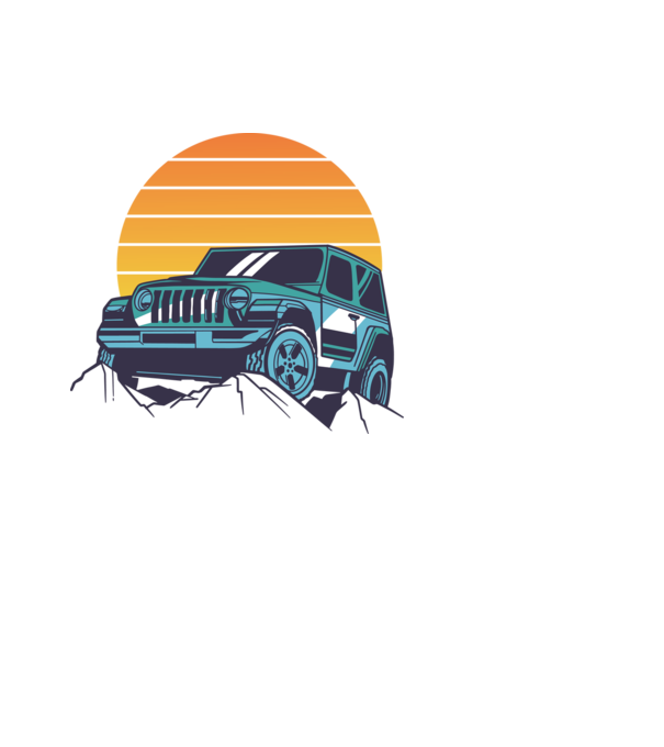 Jeep minta fehér pólón