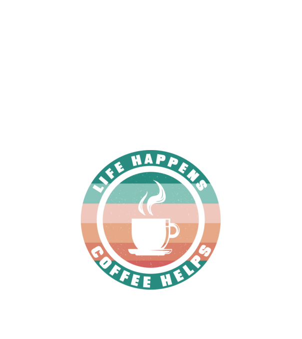 Espresso minta fekete pólón