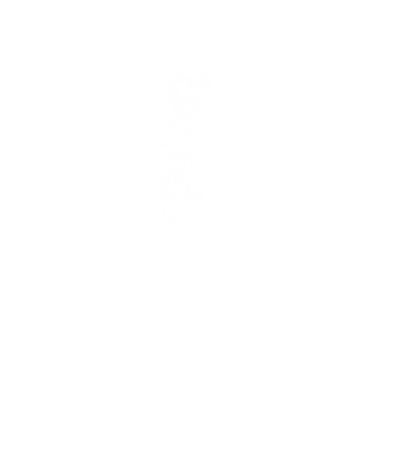 Golfozó minta fekete pólón