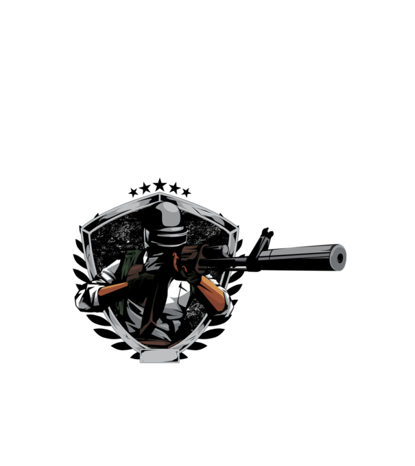 PUBG játékos minta almazöld pólón