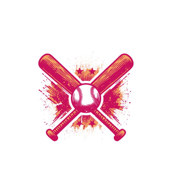 Baseball minta fehér pólón