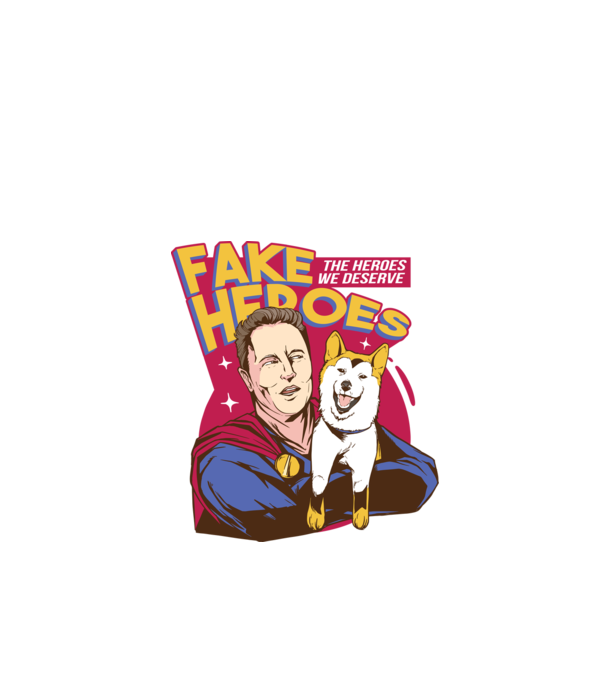Elon Musk minta fekete pólón