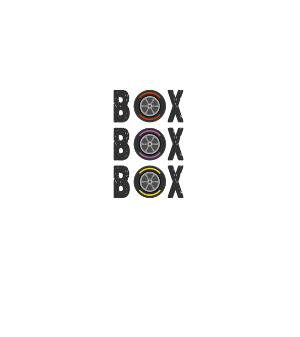 Forma 1 - Box minta fehér pólón