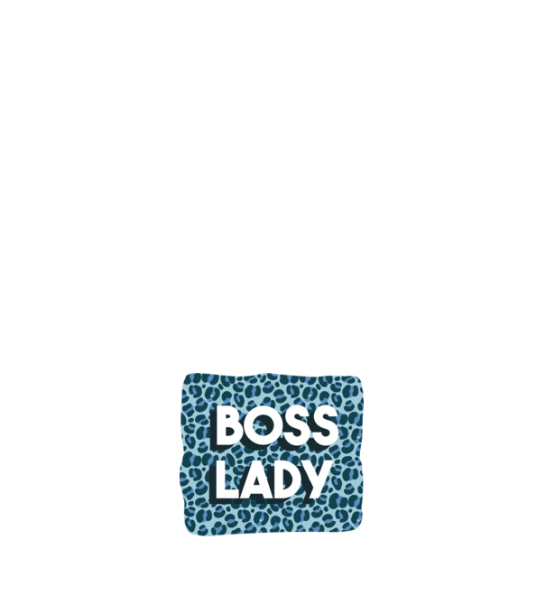 Boss lady minta világos rózsaszín pólón