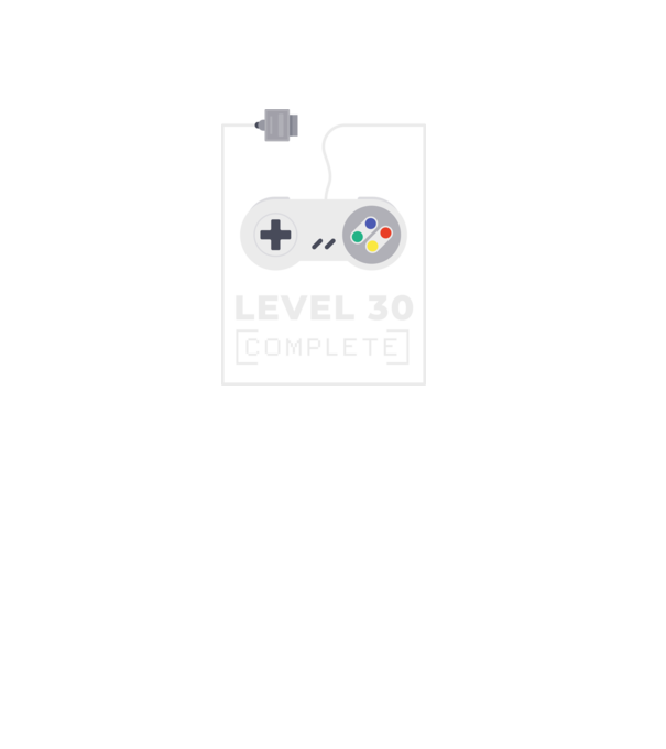 Level 30 minta fekete pólón