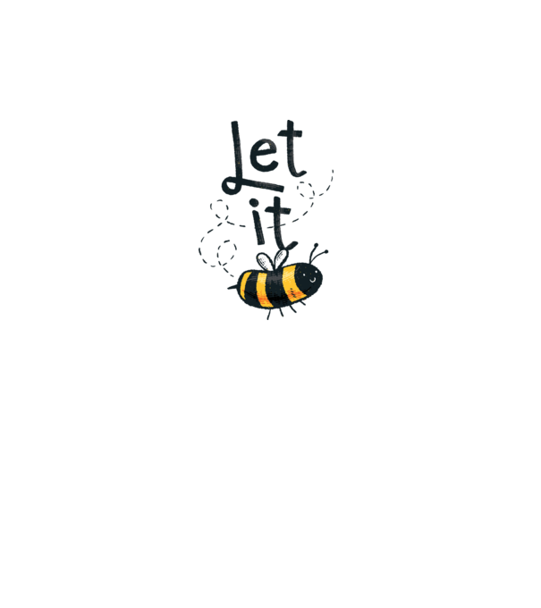 Let it bee minta türkiz pólón