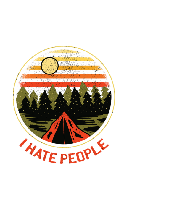 I hate people minta fekete pólón