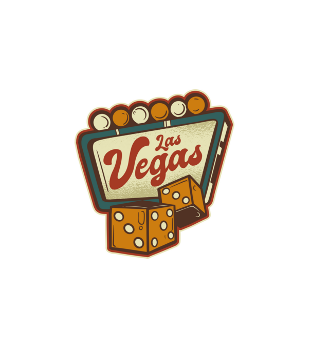 Las Vegas minta fehér pólón