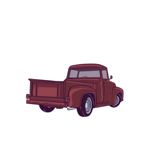 Ford F-100 pickup minta fehér pólón