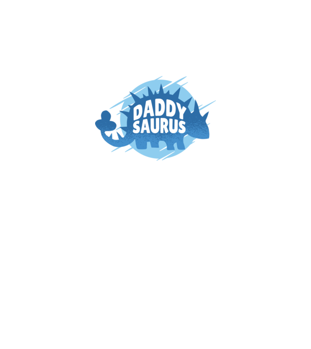 Daddysaurus minta fekete pólón