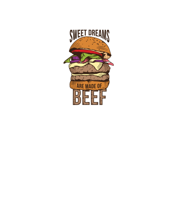Hamburger minta zöld pólón