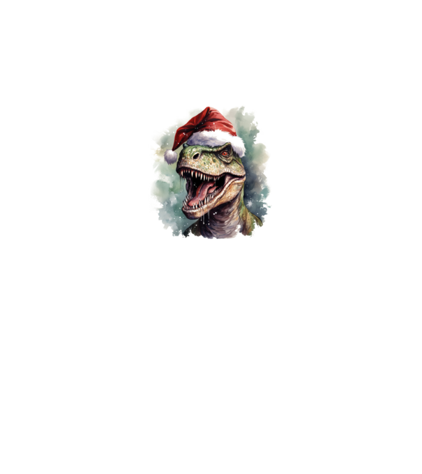 Karácsonyi T-rex minta királykék pólón