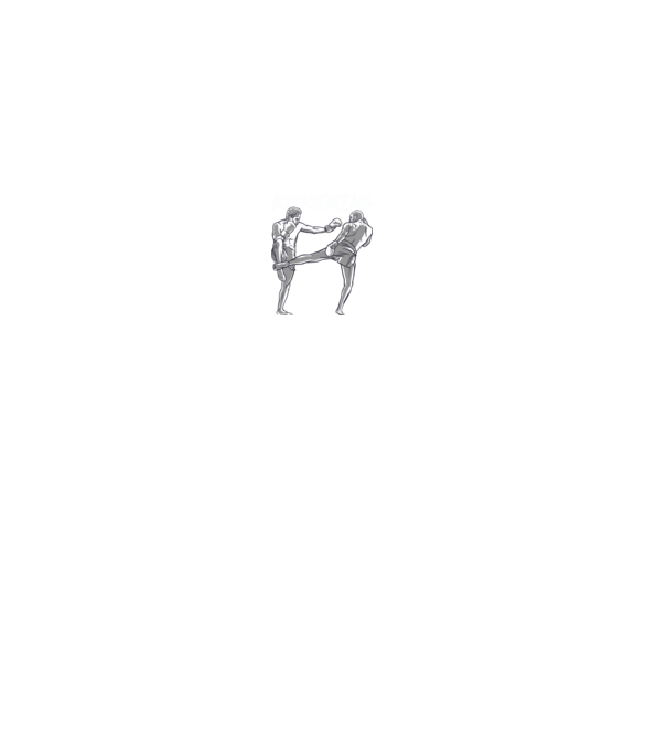 Kickbox minta fekete pólón
