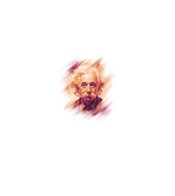 Albert Einstein minta fekete pólón
