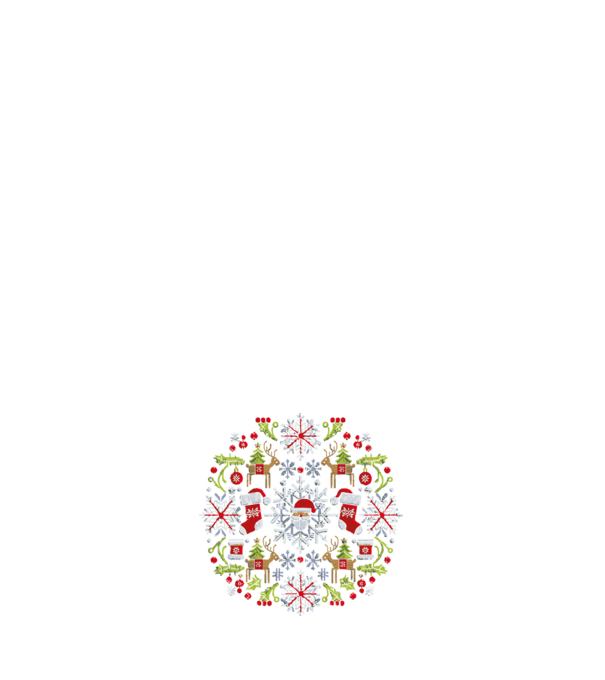 Karácsony minta fehér pólón