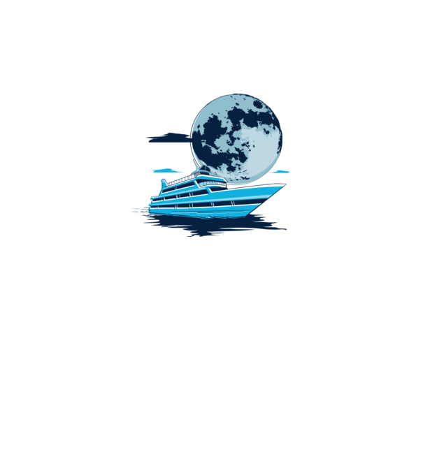 Yacht minta farmerkék pólón