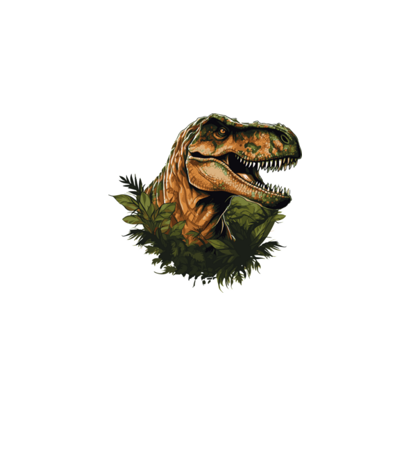 T-rex minta szürke pólón