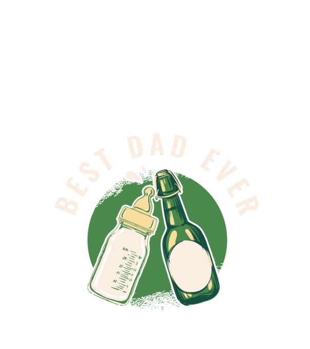 Best Dad Ever minta fekete pólón