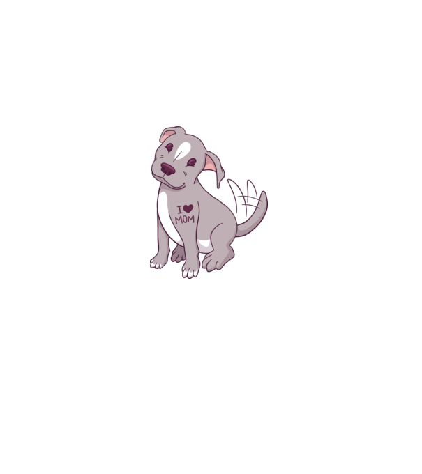 Pitbull minta szürke pólón