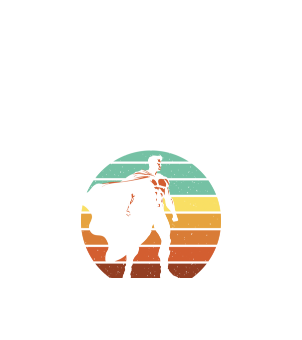 Szuperhős retro minta fekete pólón