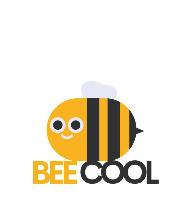 Cuki méhecske minta fekete pólón