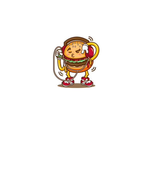 Hamburger minta szürke pólón