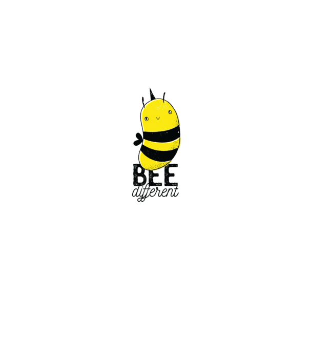 Bee different minta szürke pólón