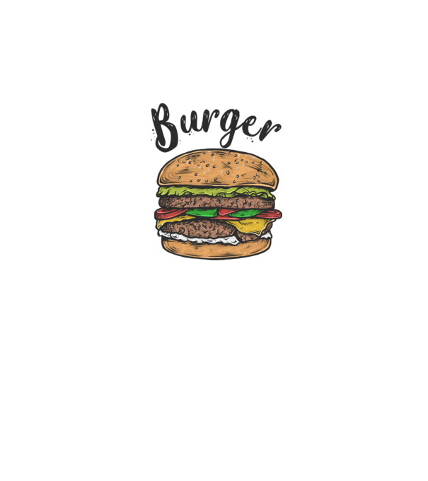 Hamburger minta szürke pólón