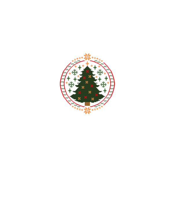 Pixel karácsonyfa minta királykék pólón