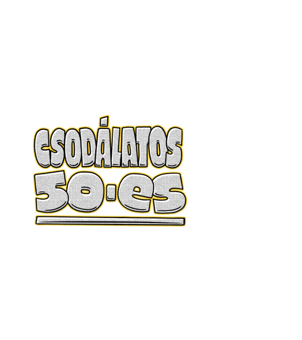 50 éves minta fekete pólón