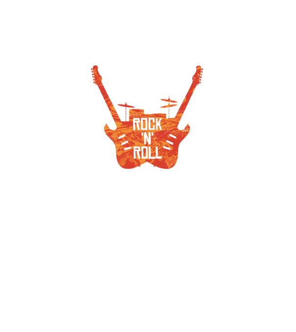 RockNRoll minta fekete pólón