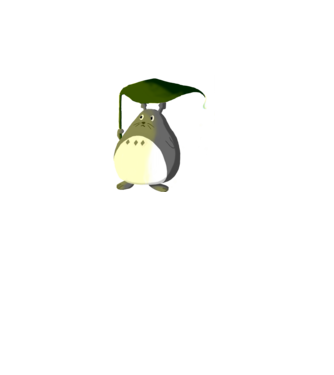 Totoro minta türkiz pólón