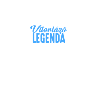 Vitorlázó legenda minta fehér pólón