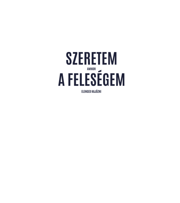 Szeretem a feleségem - hajós minta fehér/piros pólón