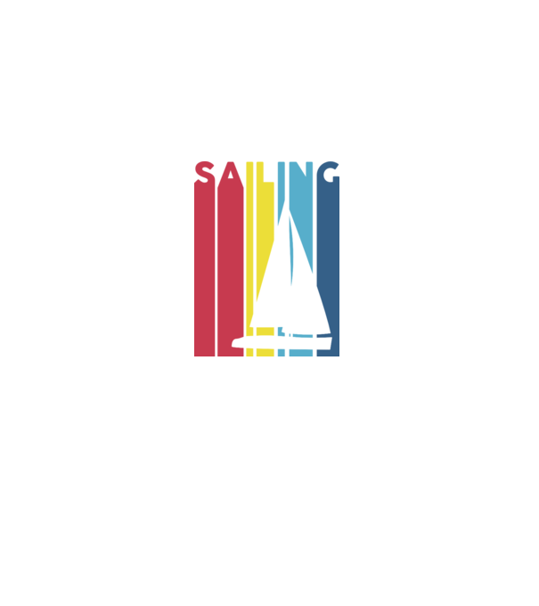 Sailing minta fehér pólón