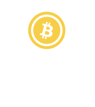 Bitcoin logo minta fekete pólón