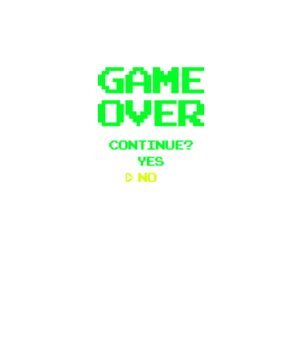 Game Over - N minta türkiz pólón