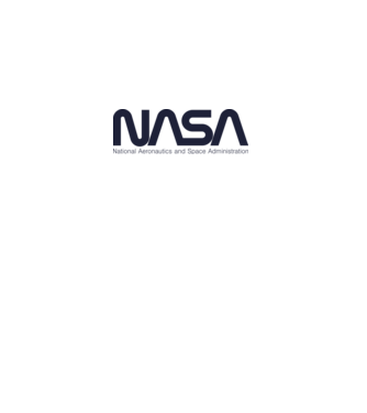 NASA minta fehér pólón