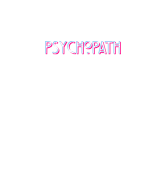 Psychopath - Glich v2 minta szürke pólón