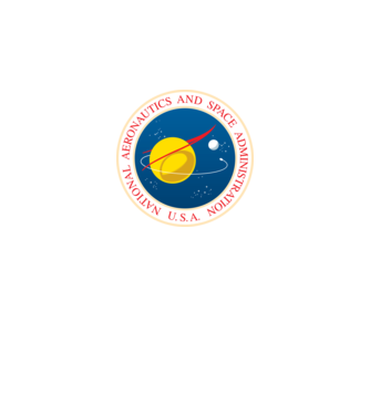 NASA Seal minta királykék pólón