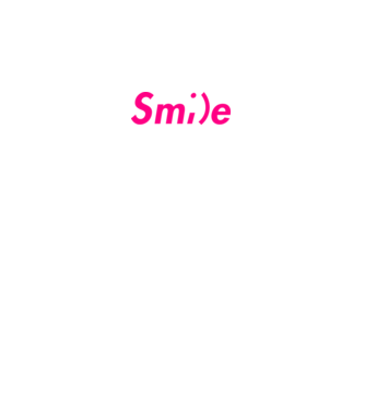 Smile minta fehér pólón