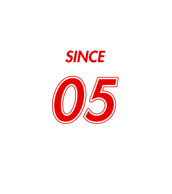Since 05 minta fehér/piros pólón