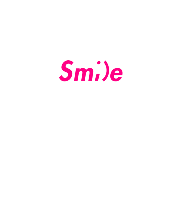 Smile minta fehér pólón