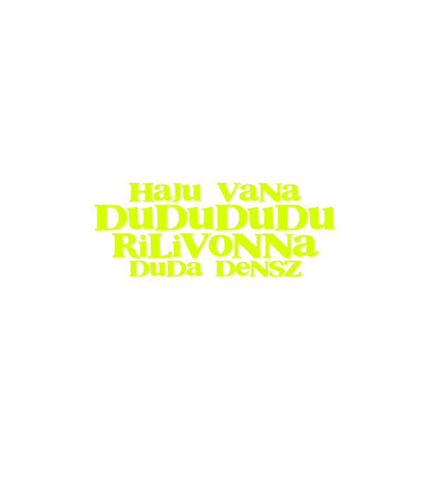 Haju vana DUDUDUDU minta fekete pólón