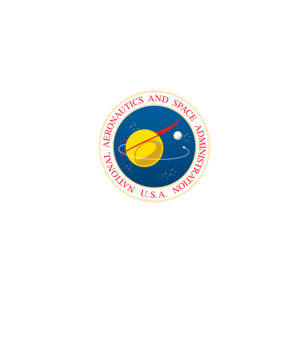 NASA Seal minta farmerkék pólón
