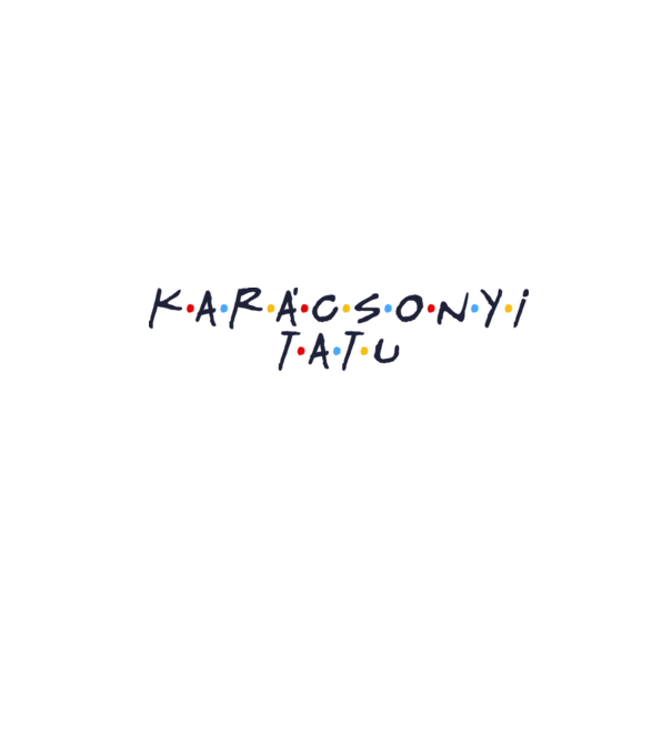 karácsonyi tatu minta almazöld pólón