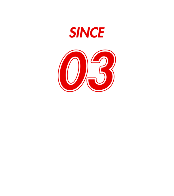 Since 03 minta fehér pólón